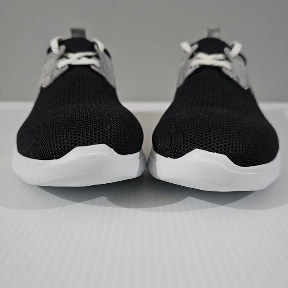 NEW Munro Sandi Sneaker Womens 8.5 NARROW Black Knit Cloud Gray Slip On Casual - Picture 6 of 11